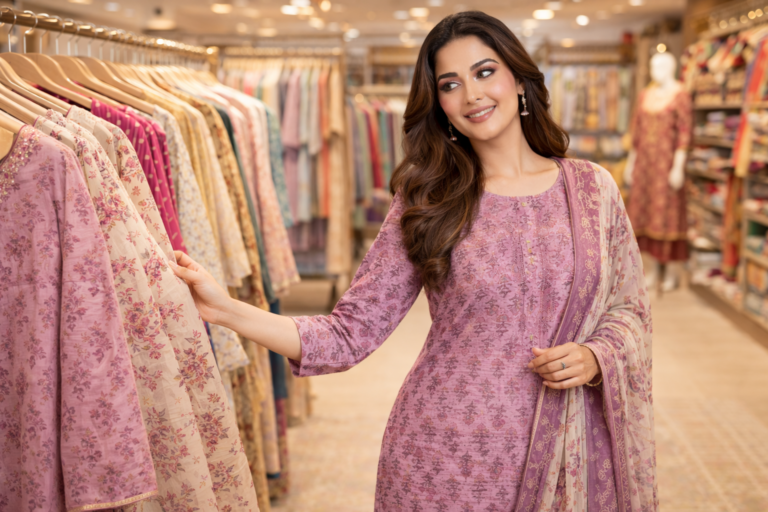 Mauve / Dusty Pink Cotton Kurti