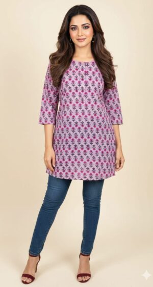 Lavender Cotton Cambric Tunics